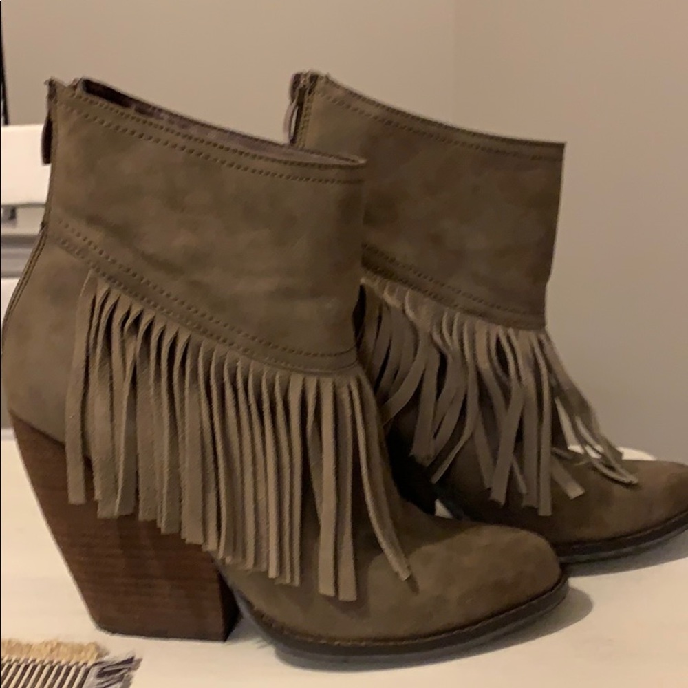 Fringe Booties